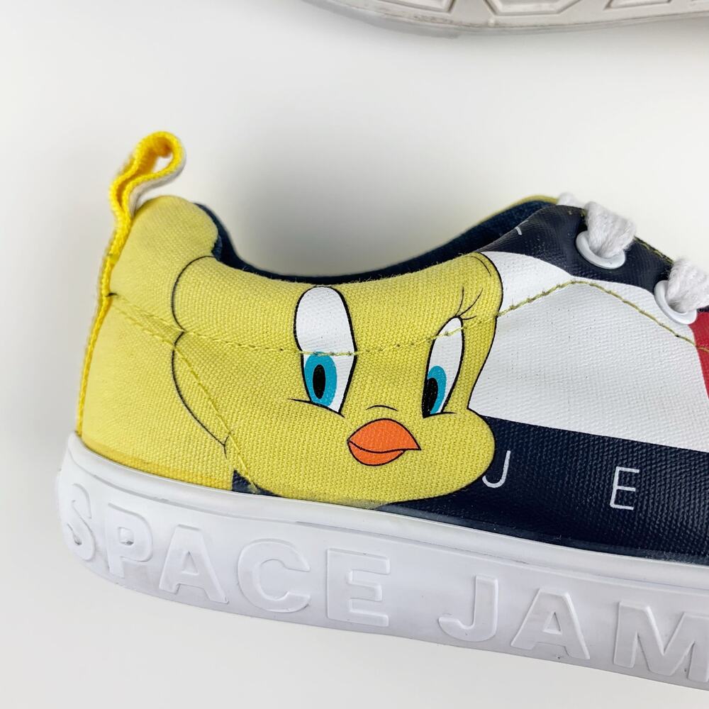 Tommy Hilfiger Jeans x Space Jam Tweety Bird Casual Sneakers Kids 2 - Picture 11 of 15